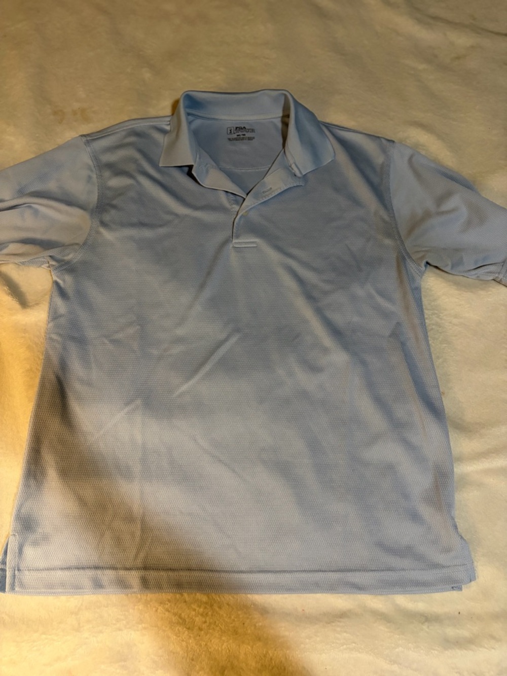 PGA Tour Light Blue Performance Polo